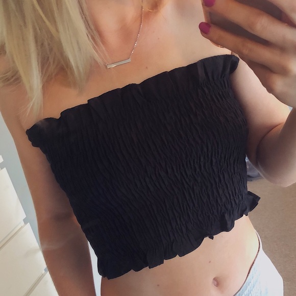 Black tube top - Picture 2 of 4